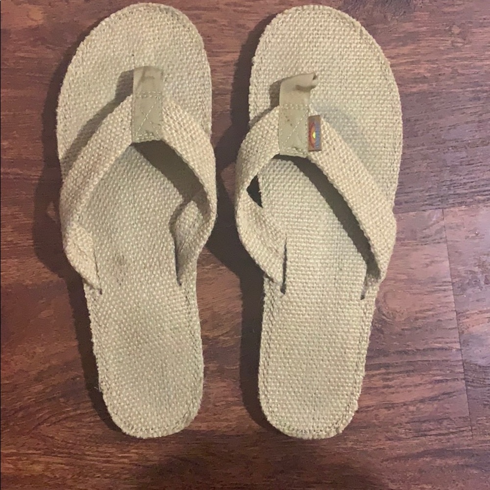 Rainbow Flip Flops